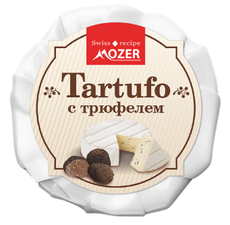 Сыр Mozer Тартуфо с белой плесенью и трюфелем 50%, 100г