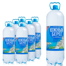 Вода Южный берег питьевая газированная, 2.25л х 6 шт
