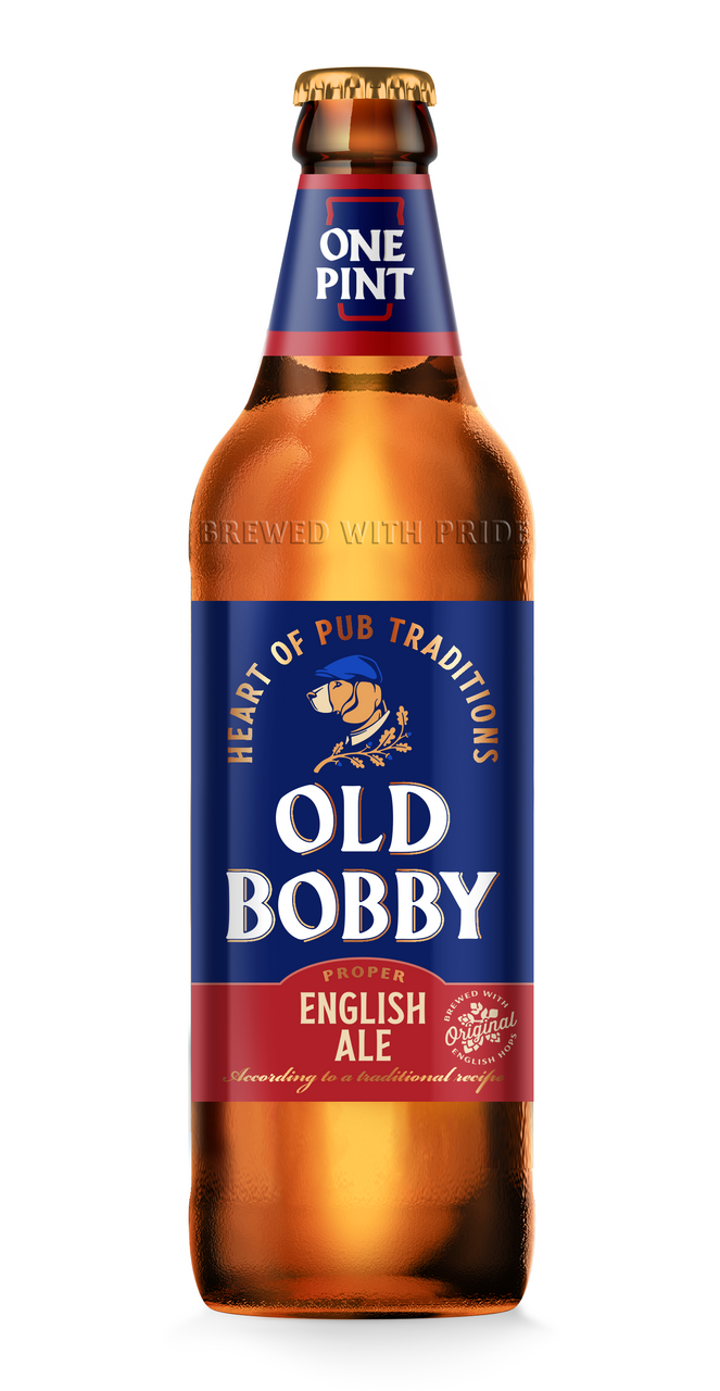 Изображение товара Напиток пивной Old Bobby Ale, 0.568л