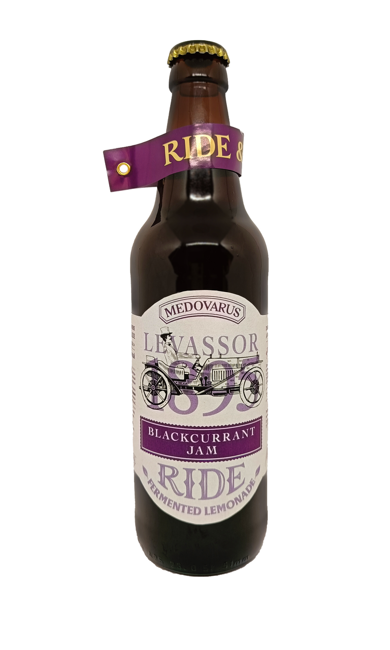 Изображение товара Напиток Ride ферментированный с черносмородиновым джемом газированный, 500мл