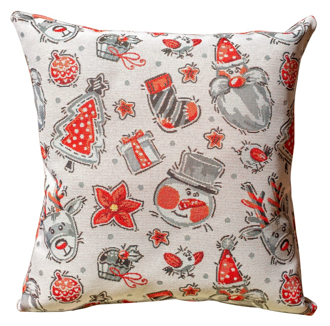 Подушка декоративная Карнавал гобеленовая двусторонняя, 36 x 36см
