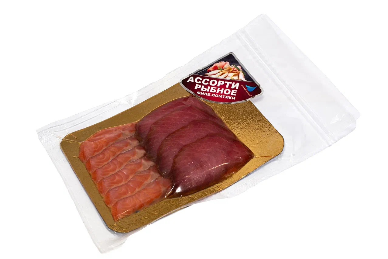 Ассорти Дивный берег форель-тунец холодного копчения, 100г