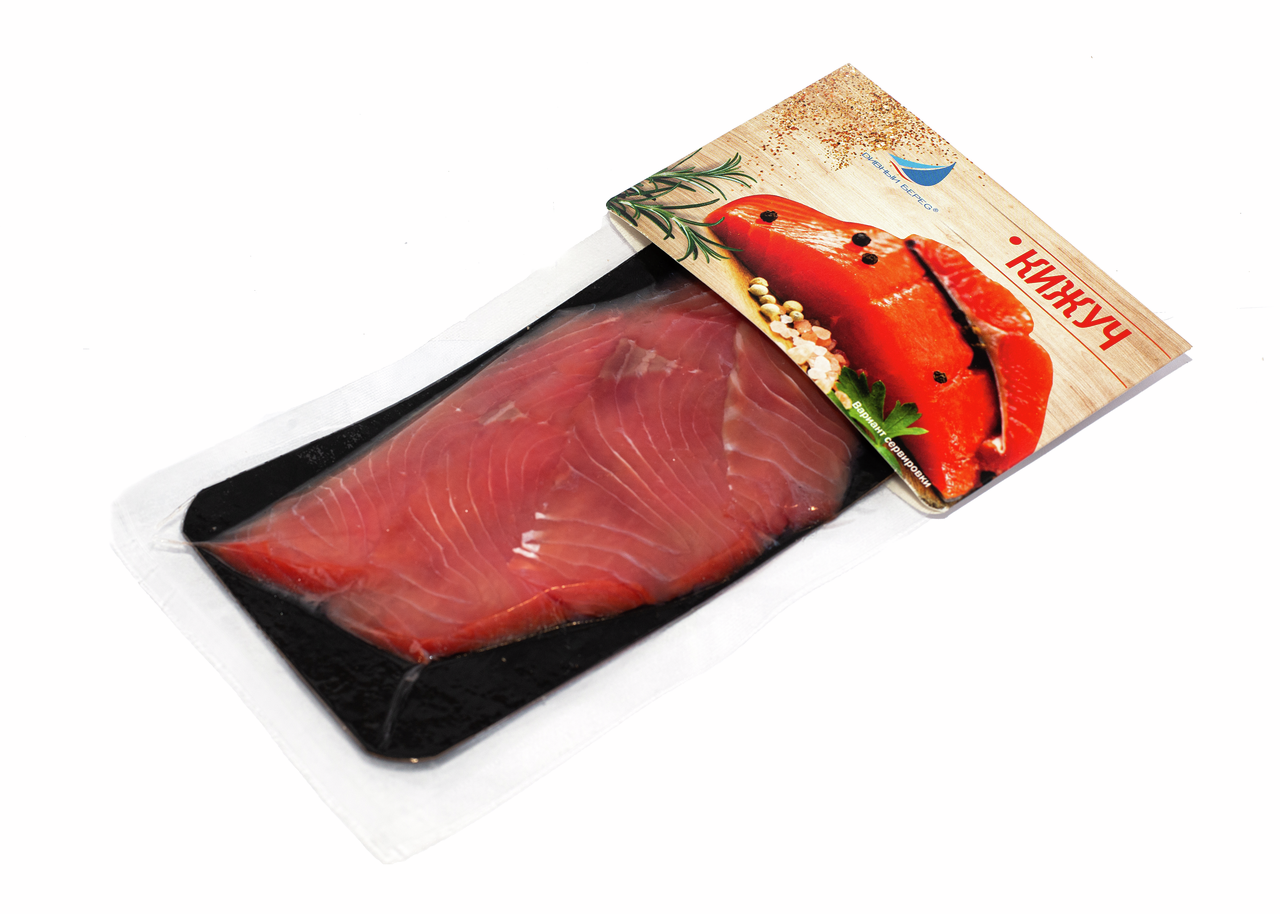 Кижуч Дивный берег филе-ломтики слабосоленый, 100г