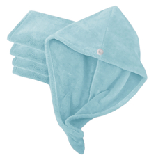 Tarrington House Полотенце для волос голубое из микрофибры, 25 x 60см