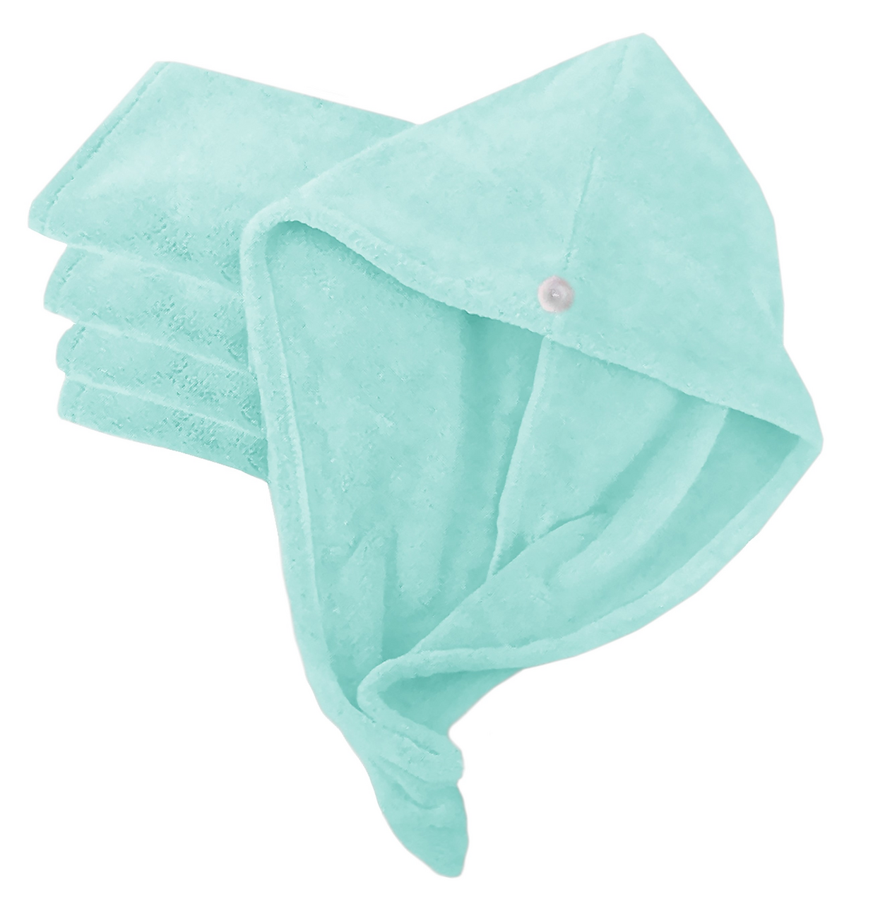 Tarrington House Полотенце для волос светло-голубое из микрофибры, 25 x 60см