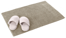 Tarrington House Коврик для ванной темно-коричневый из шенилла, 55 x 75см