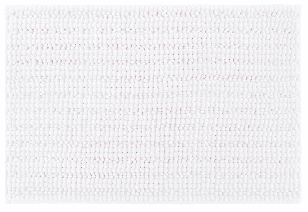 Tarrington House Коврик для ванной белый из синели, 55 x 75см