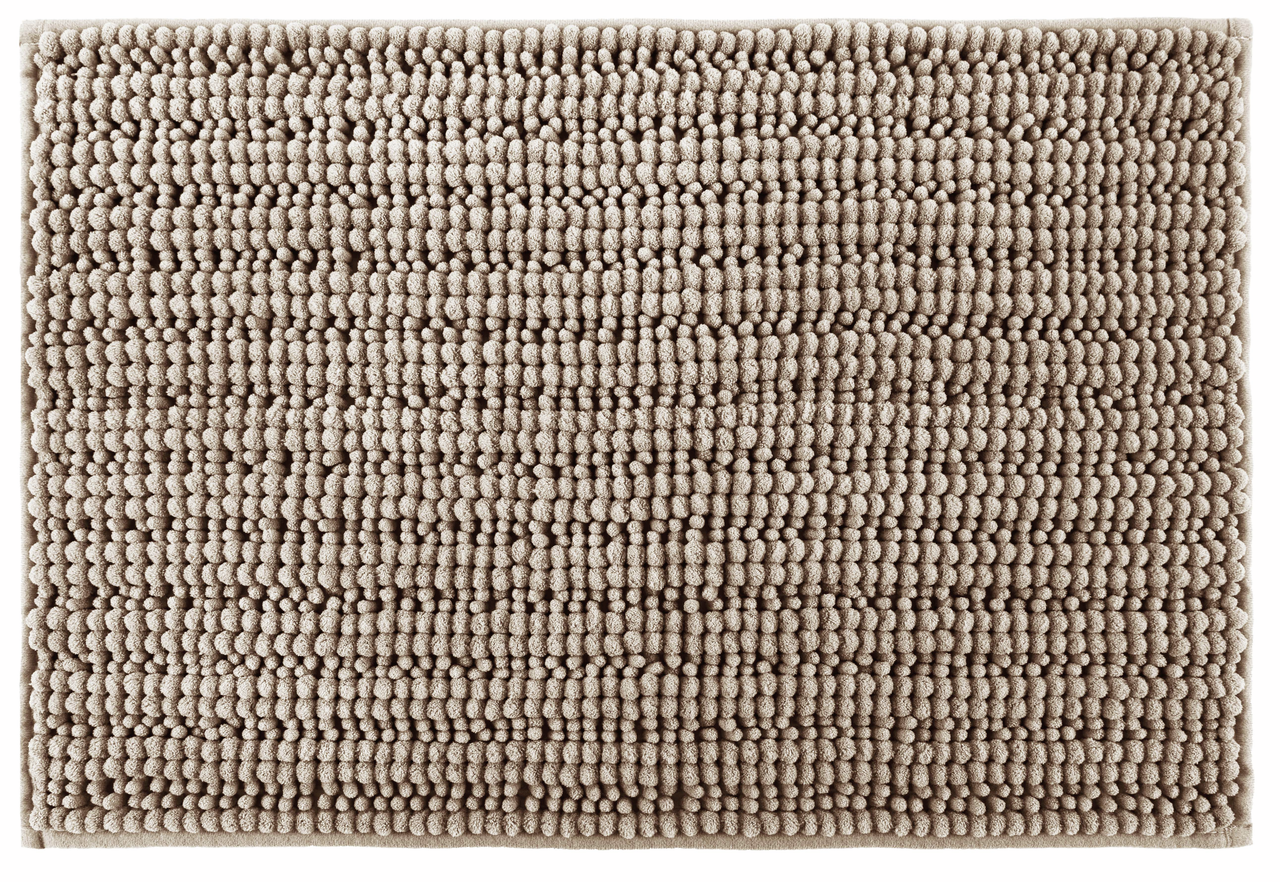 Tarrington House Коврик для ванной бежевый из синели, 55 x 75см