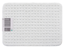 Tarrington House Коврик для ванной белый из полиэстера, 55 x 75см