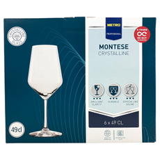 METRO PROFESSIONAL Набор бокалов для красного вина Montse, 490мл x 6шт