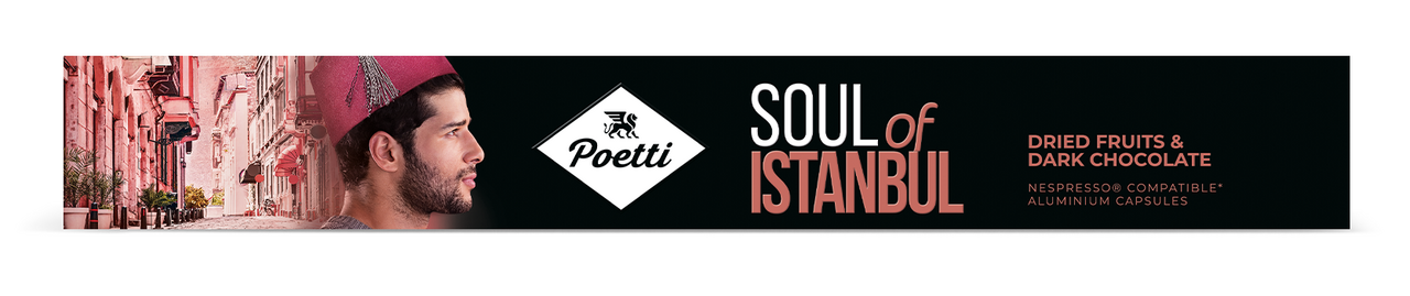Изображение товара Кофе в капсулах Poetti Soul of Istanbul для кофемашин Nespresso 10шт, 53г