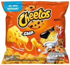 Снеки кукурузные Cheetos с сыром, 130г