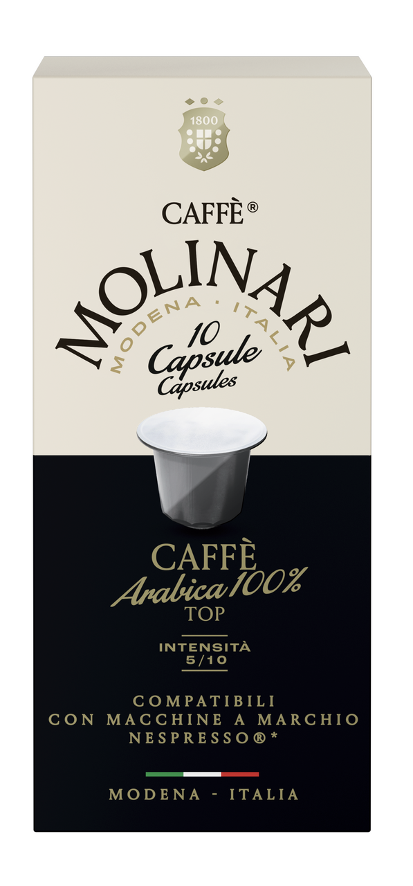 Изображение товара Кофе в капсулах Molinari Arabica для Nespresso, 10 шт, 50 г