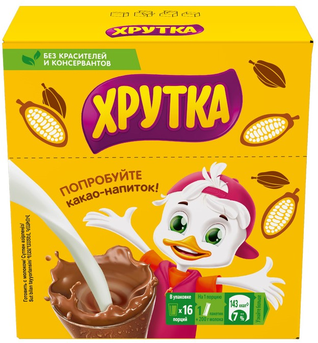 Какао-напиток Хрутка (13.5г x 16шт), 216г