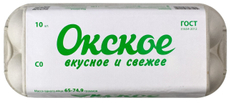 Яйцо куриное Окское столовое С0, 10шт