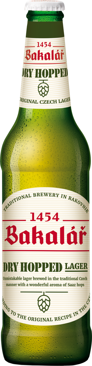 Изображение товара Пиво Bakalar Dry Hopped Lager светлое, 0.5л