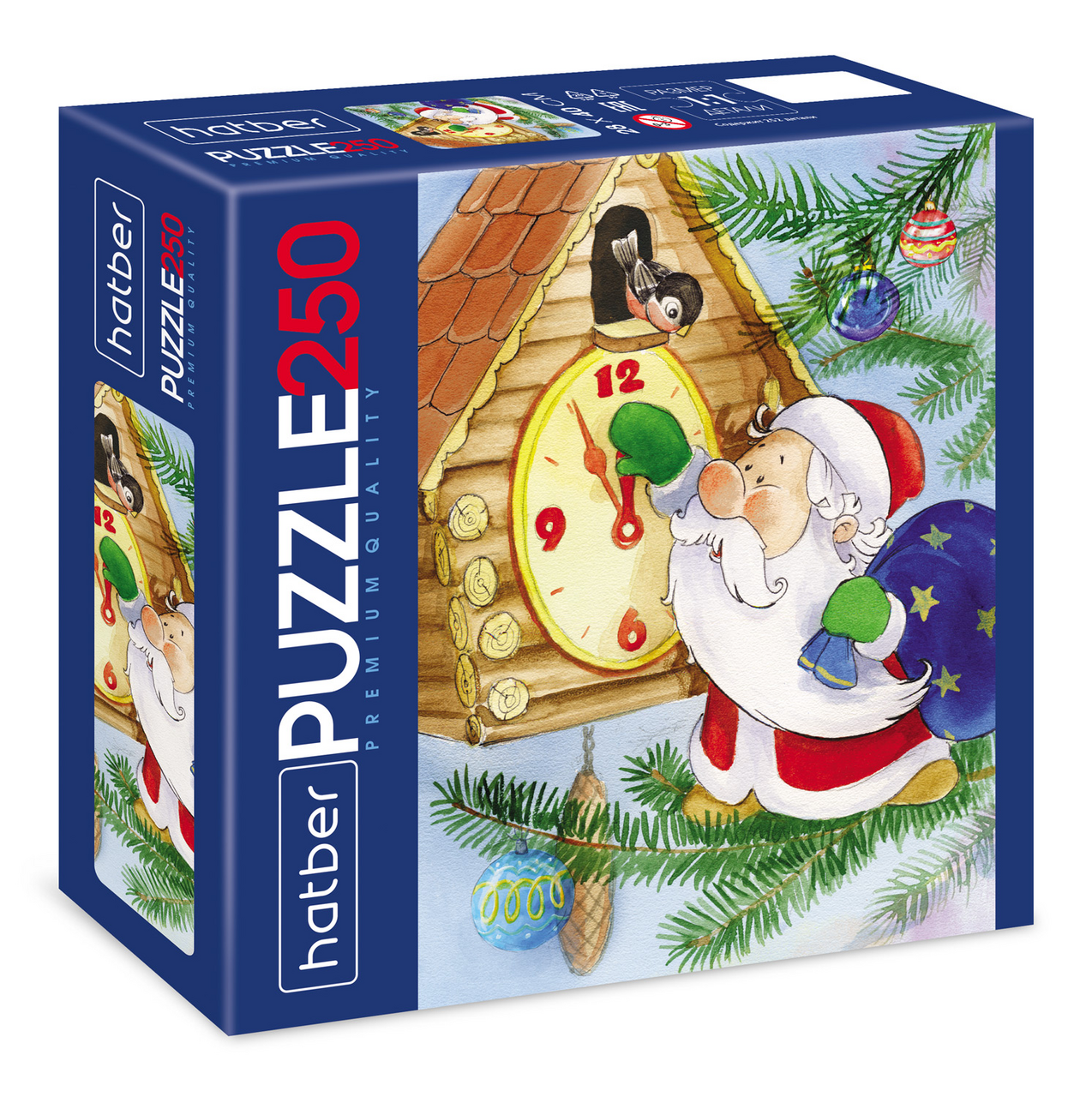 Пазлы для детей Hatber Праздник приходит 250 элементов, 28 x 40см