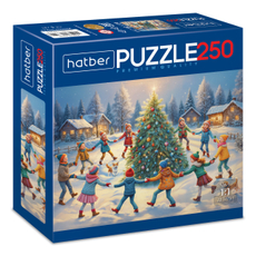 Пазлы для детей Hatber Зимний хоровод 250 элементов, 28 x 40см