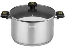 Кастрюля Esprado Virola с крышкой 5.4л, 24см