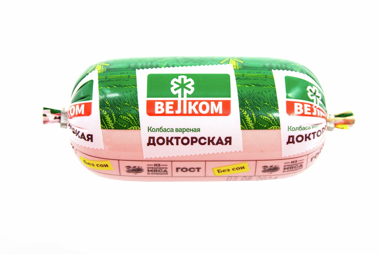 Колбаса Велком Докторская вареная ГОСТ, 400г