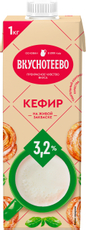 Кефир Вкуснотеево 3.2%, 1кг