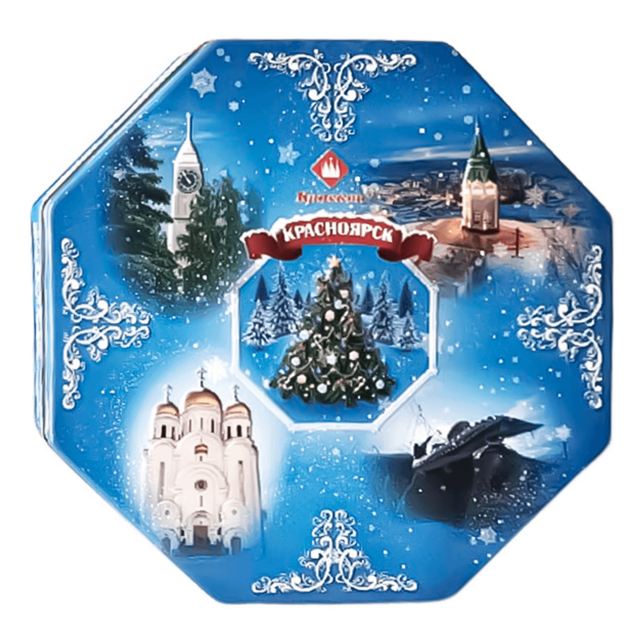 Подарок новогодний Краскон восьмигранник, 800г