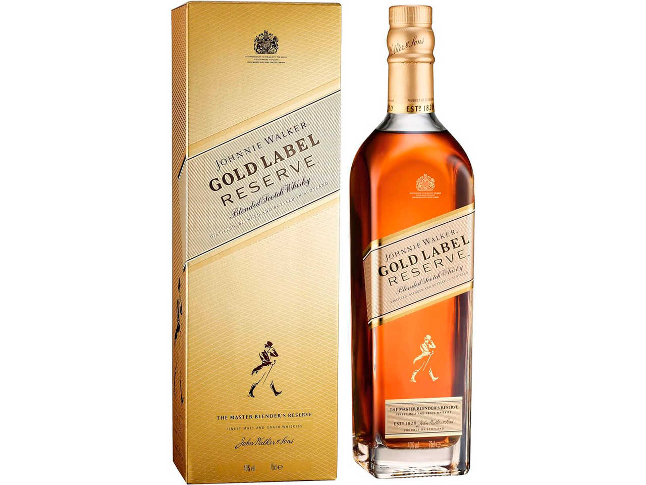 Изображение товара Виски Johnnie Walker Gold Label Reserve в подарочной упаковке 0.75л