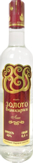 Водка Башспирт Золото Башкирии Люкс, 0.5л
