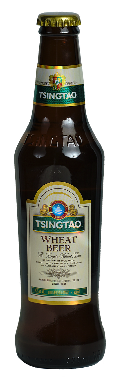 Изображение товара Пиво Tsingtao пшеничное светлое, 0.33л