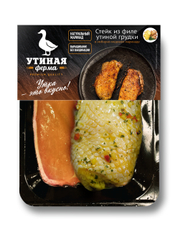 Стейк из грудки утки Утиная ферма в имбирном маринаде охлажденный, 320г