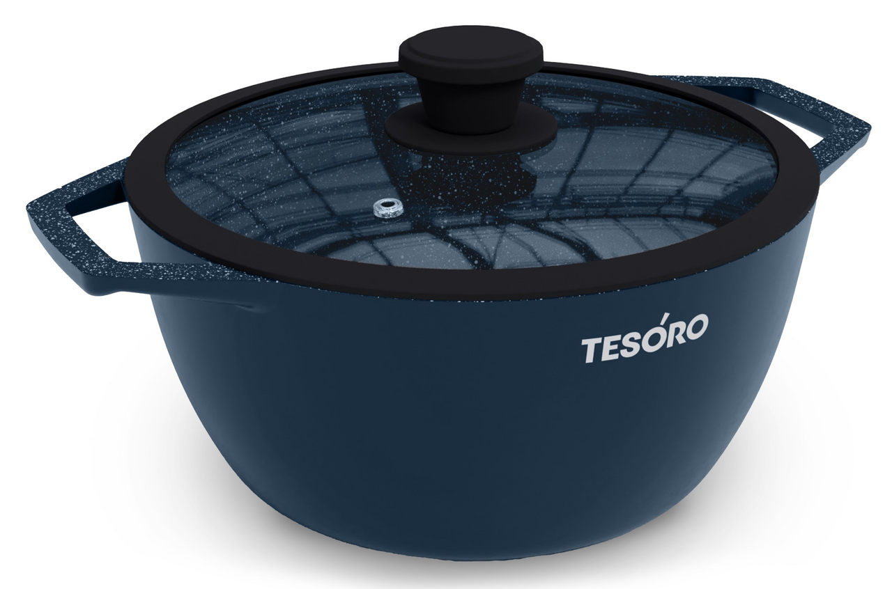 Изображение товара Кастрюля Tesoro Florence 24 см 4 л антипригарное покрытие для индукции