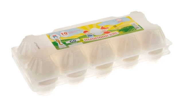 Яйцо куриное Пышминская С0, 10шт