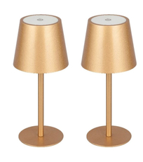 aro Настольная лампа Золотая Mini LED 20см, 2шт