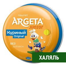 Паштет Argeta Junior куриный Халяль, 95г