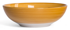 Тарелка суповая Domenik Twist медовая, 19см