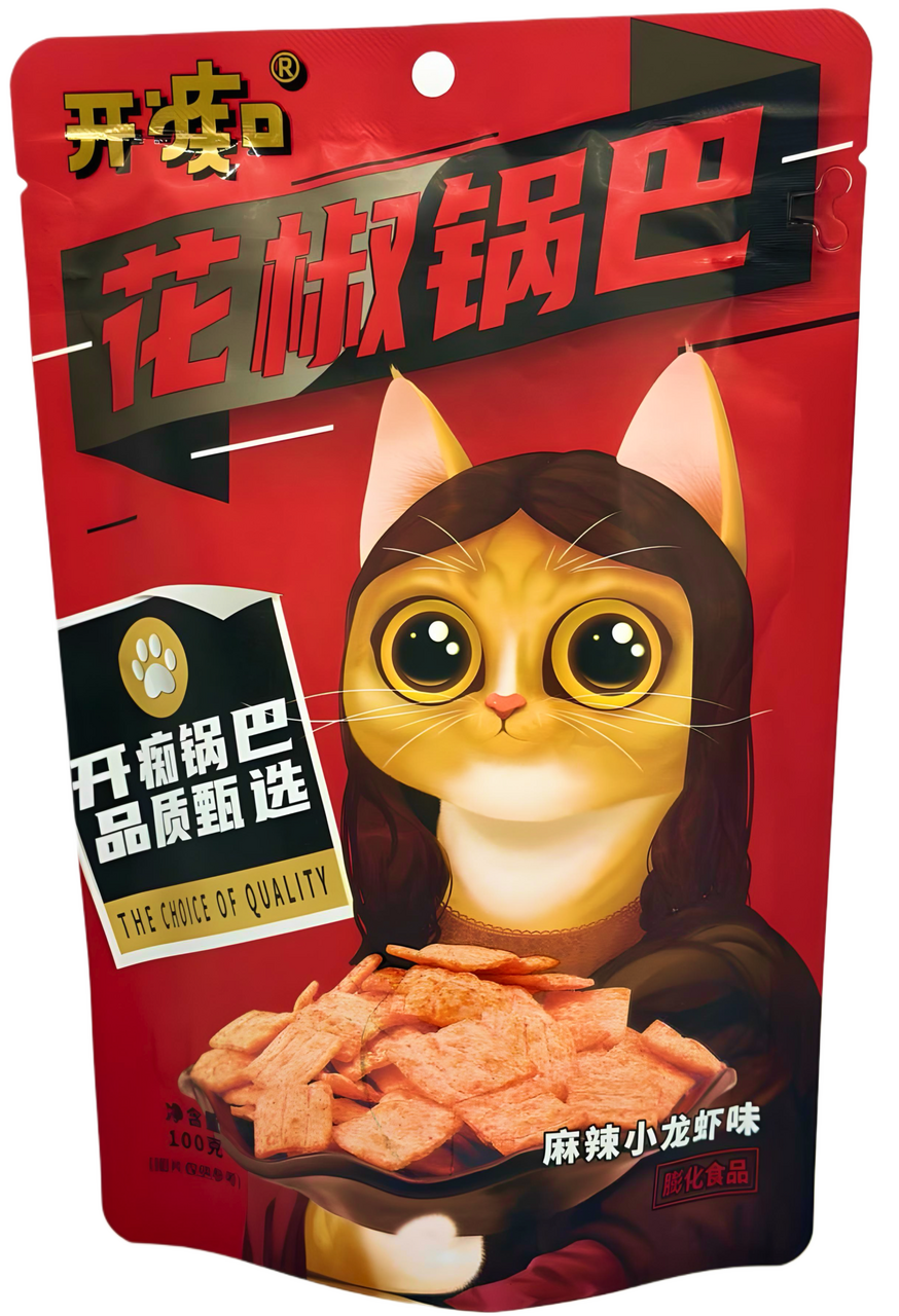 Чипсы рисовые с пряной креветкой, 100г