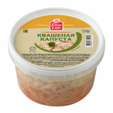 Fine Life Капуста квашеная с хреном, 500г