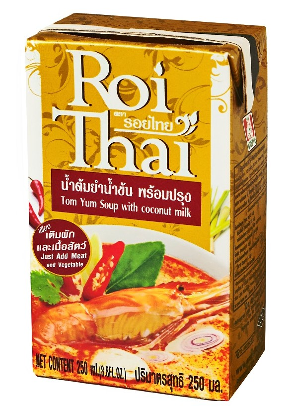 Суп Roi Thai Том Ям с кокосовым молоком, 250мл