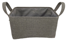 Tarrington House Корзина для хранения с ручками серая размер L, 38 x 28 x 20см
