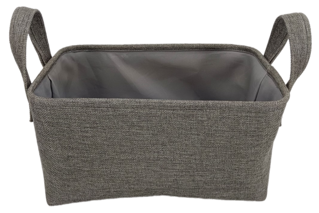 Tarrington House Корзина для хранения с ручками серая размер M, 35 x 25 x 18см
