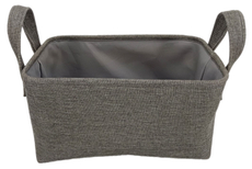 Tarrington House Корзина для хранения с ручками серая размер M, 35 x 25 x 18см