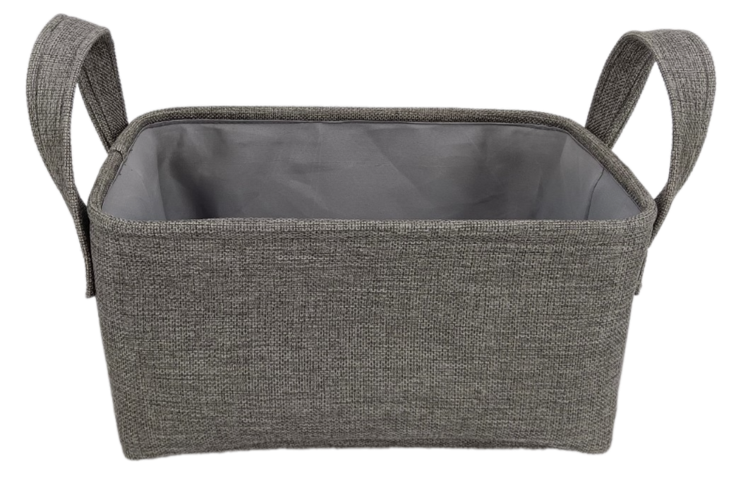 Tarrington House Корзина для хранения с ручками серая размер S, 32 x 22 x 16см