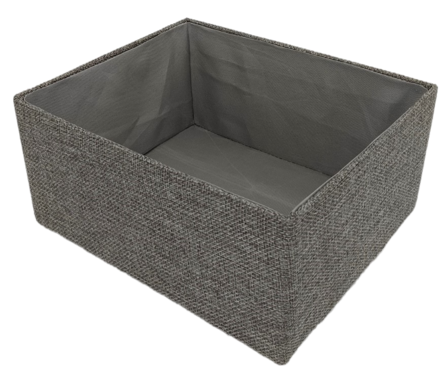 Tarrington House Короб для хранения текстильный серый размер M, 21 x 21 x 18см