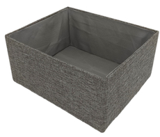 Tarrington House Короб для хранения текстильный серый размер M, 21 x 21 x 18см