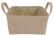 Tarrington House Корзина для хранения с ручками бежевая размер L, 38 x 28 x 20см