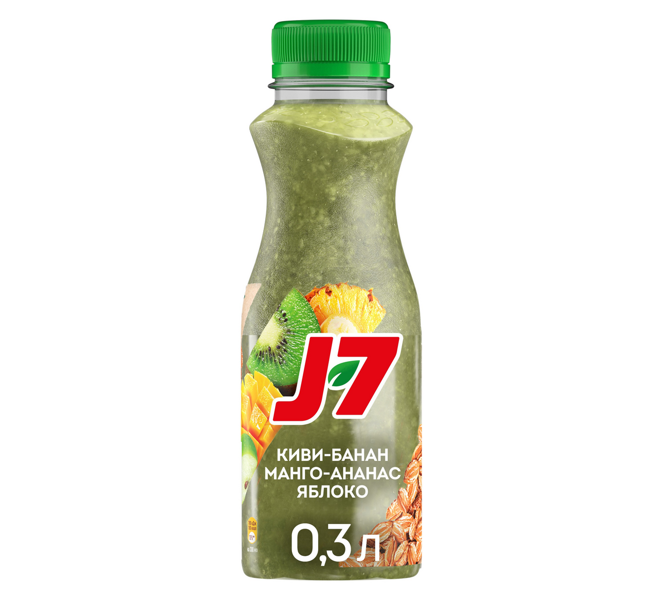 Смузи J7 с киви бананом и манго, 300мл