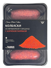 Колбаски из говядины Taurus с копченой паприкой охлажденные, 400г