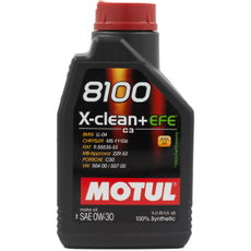 Масло моторное Motul 8100 X-Clean+ EFE 0W30, 1л
