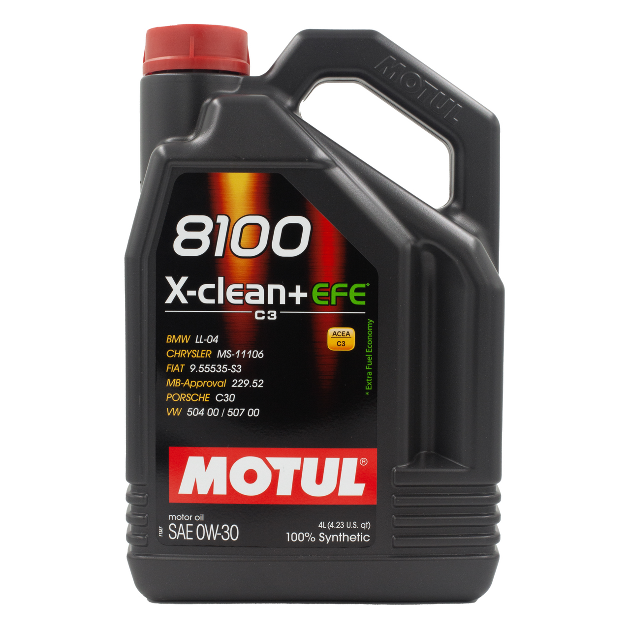 Масло моторное Motul 8100 X-Clean+ EFE 0W30, 4л