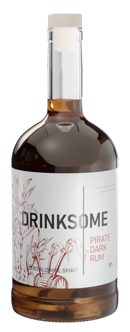 Изображение товара Безалкогольный напиток Drinksome Pirate Dark Rum 0,7л — натуральный вкус без алкоголя